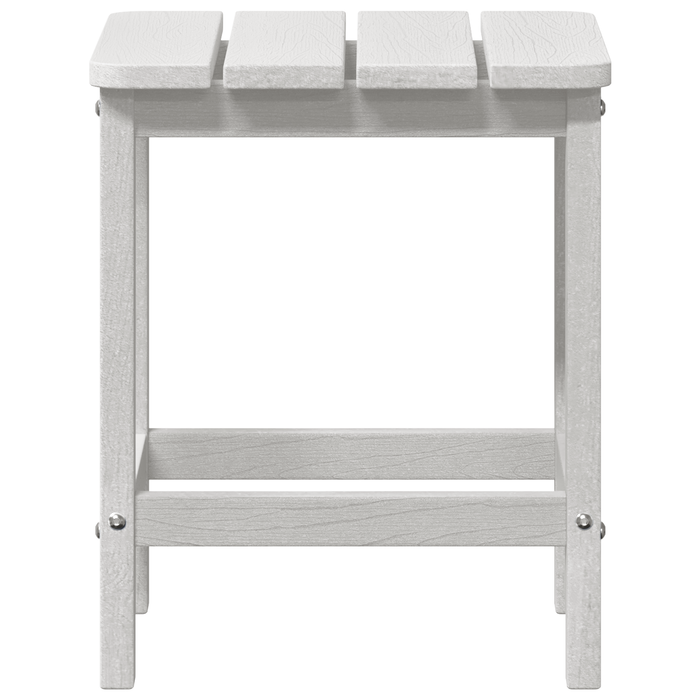 Tavolo laterale Adirondack Bianco 38x38x45 cm HDPE