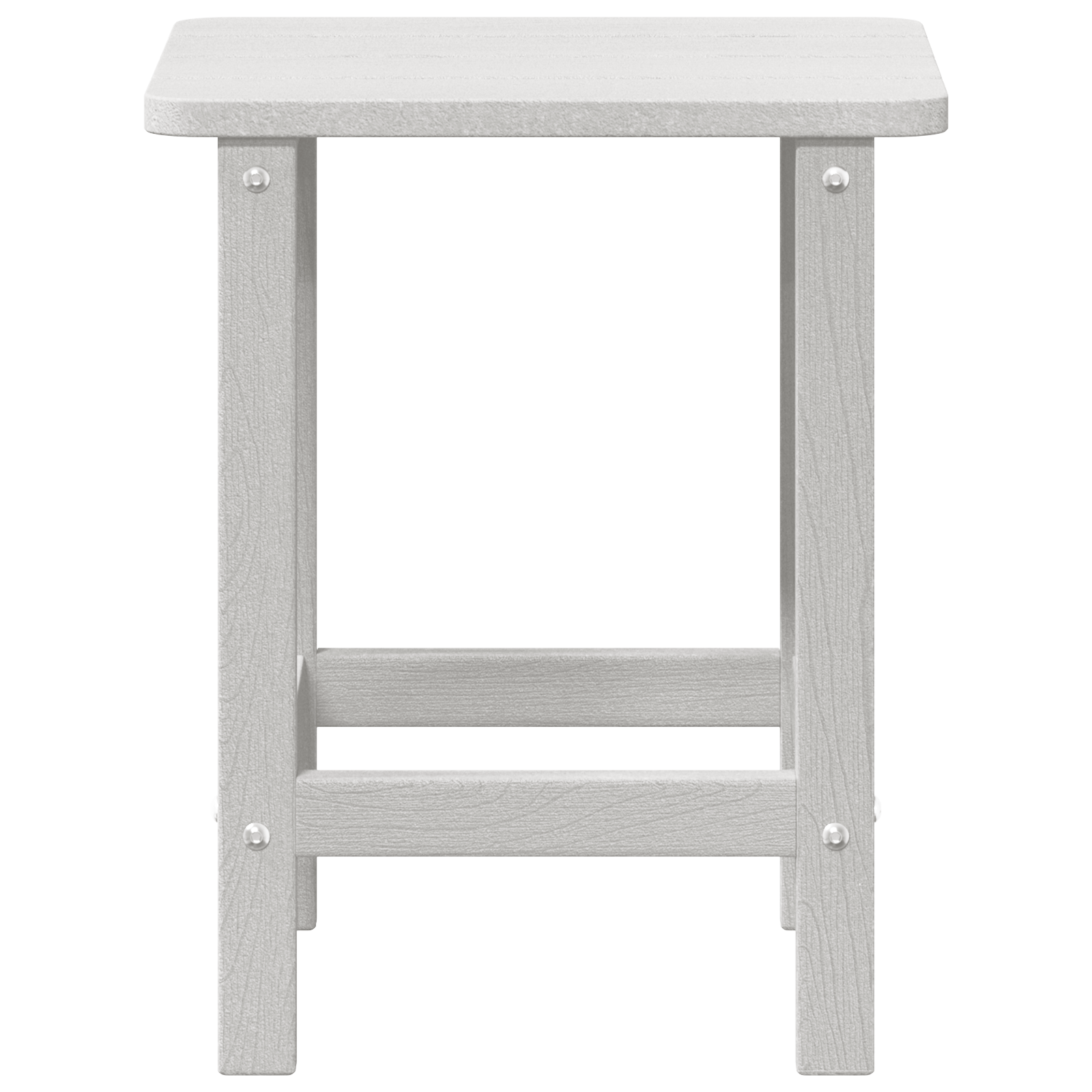 Tavolo laterale Adirondack Bianco 38x38x45 cm HDPE
