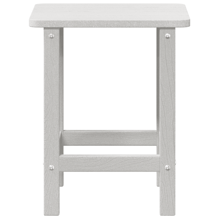 Tavolo laterale Adirondack Bianco 38x38x45 cm HDPE