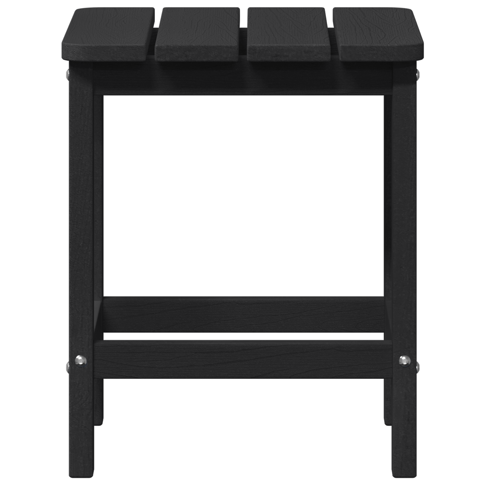 Tavolino Adirondack Nero 38x38x45 cm HDPE