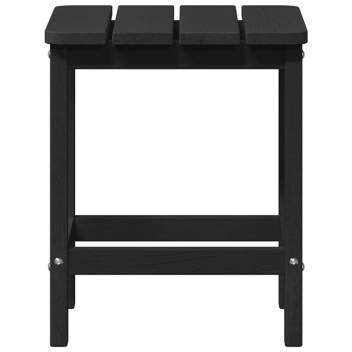 Tavolino Adirondack Nero 38x38x45 cm HDPE