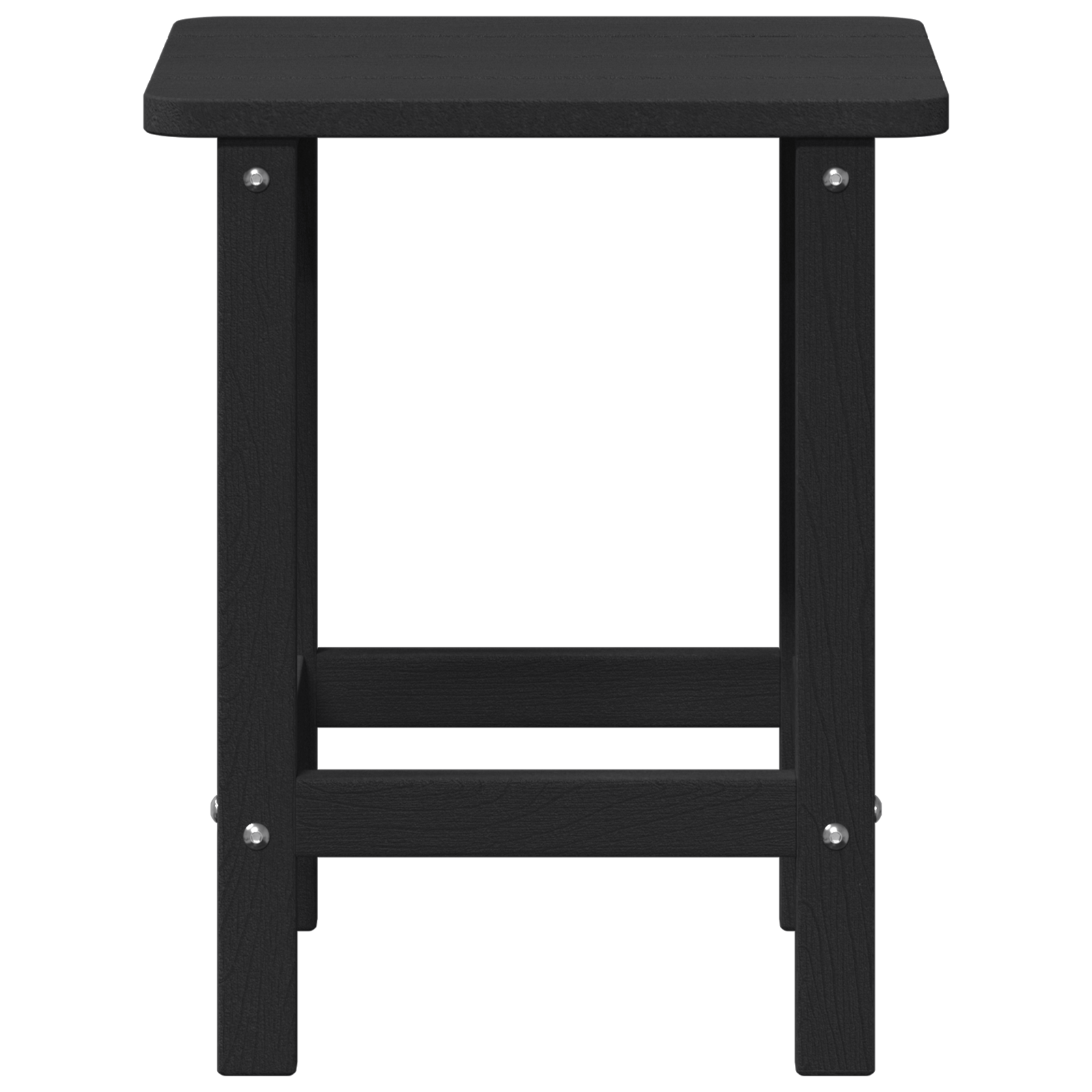 Tavolino Adirondack Nero 38x38x45 cm HDPE