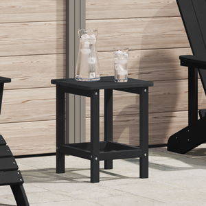 Tavolino Adirondack Nero 38x38x45 cm HDPE
