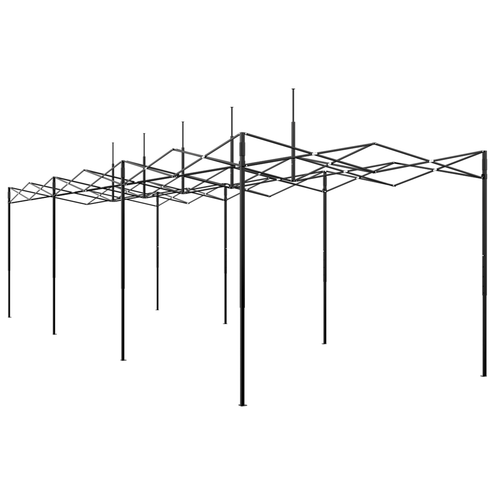 Serra a cui si può entrare con telaio pieghevole Verde 870x290x315 cm Acciaio