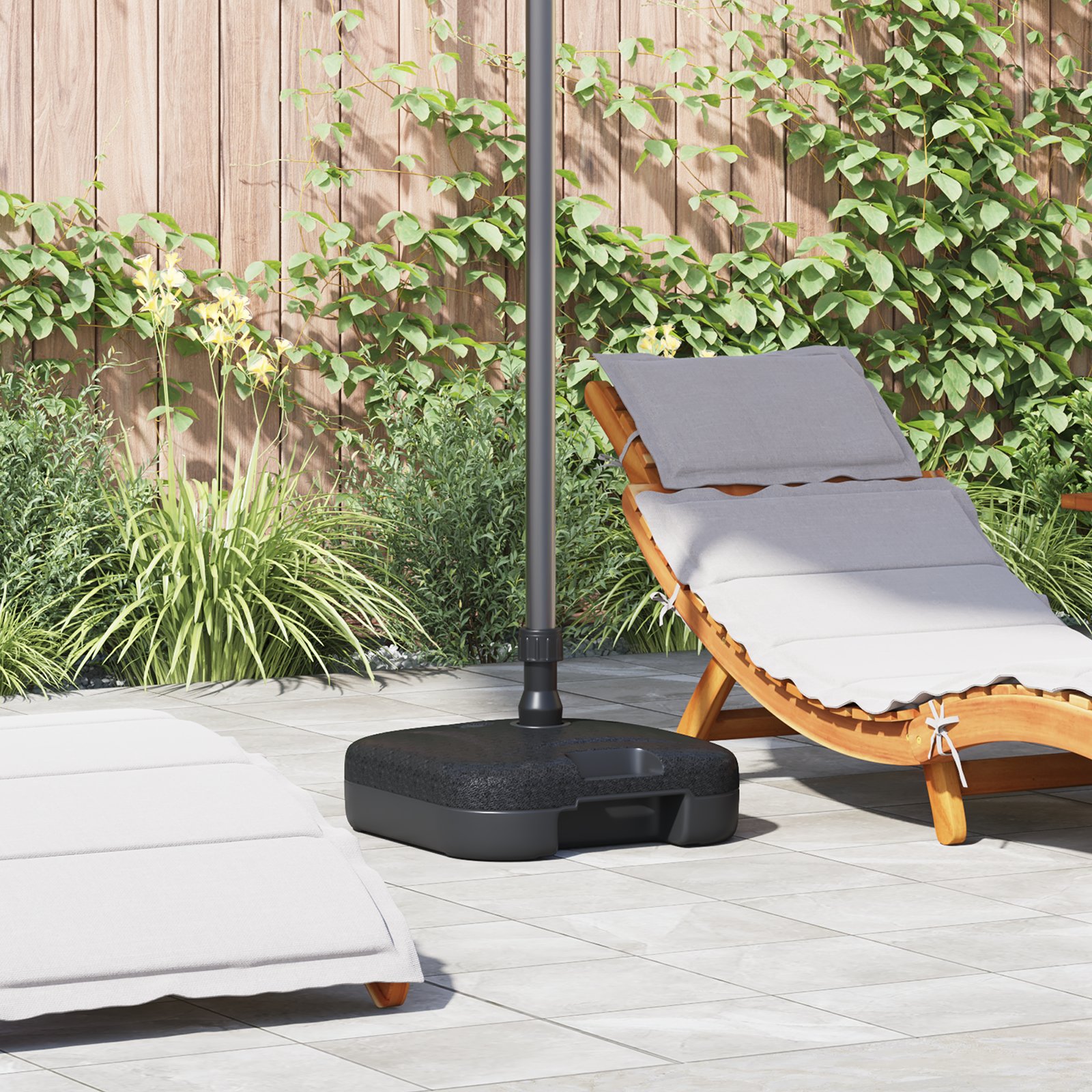 Base per Ombrello da Giardino  28 kg in Sabbia o 24 L in Acqua