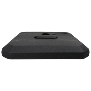 Set di Basi per Ombrelloni a Braccio da 4 Pezzi - 130 kg di Sabbia o 90 kg d'Acqua