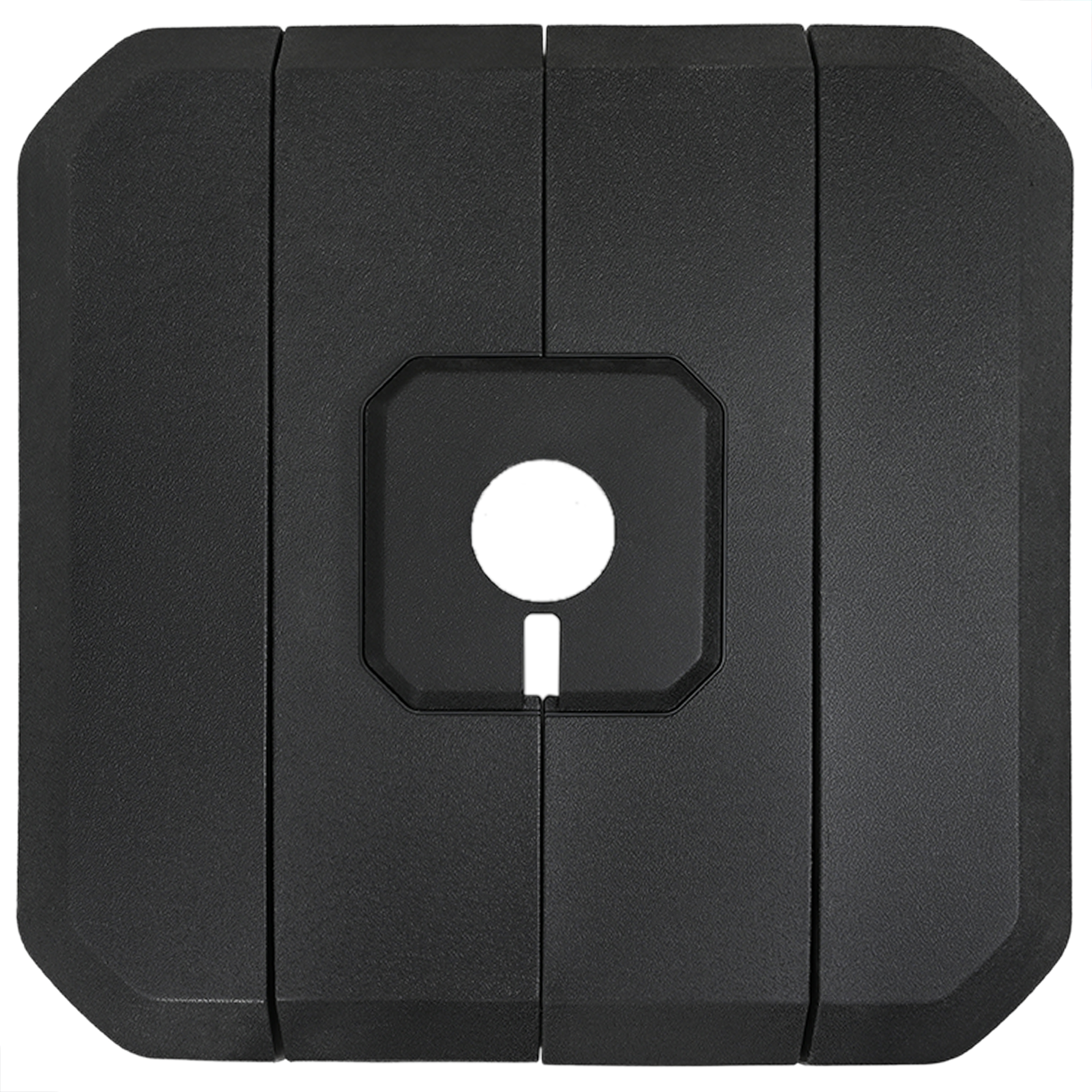 Set di Basi per Ombrelloni a Braccio da 4 Pezzi - 130 kg di Sabbia o 90 kg d'Acqua