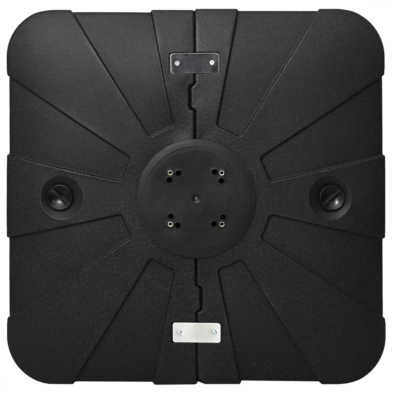 Set Base Parasol a Sbalzo in 2 Pezzi - 150kg Sabbia o 113kg Acqua