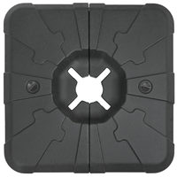 Set di 2 Pezzi Base per Ombrello : 110kg di sabbia o 70kg d'acqua