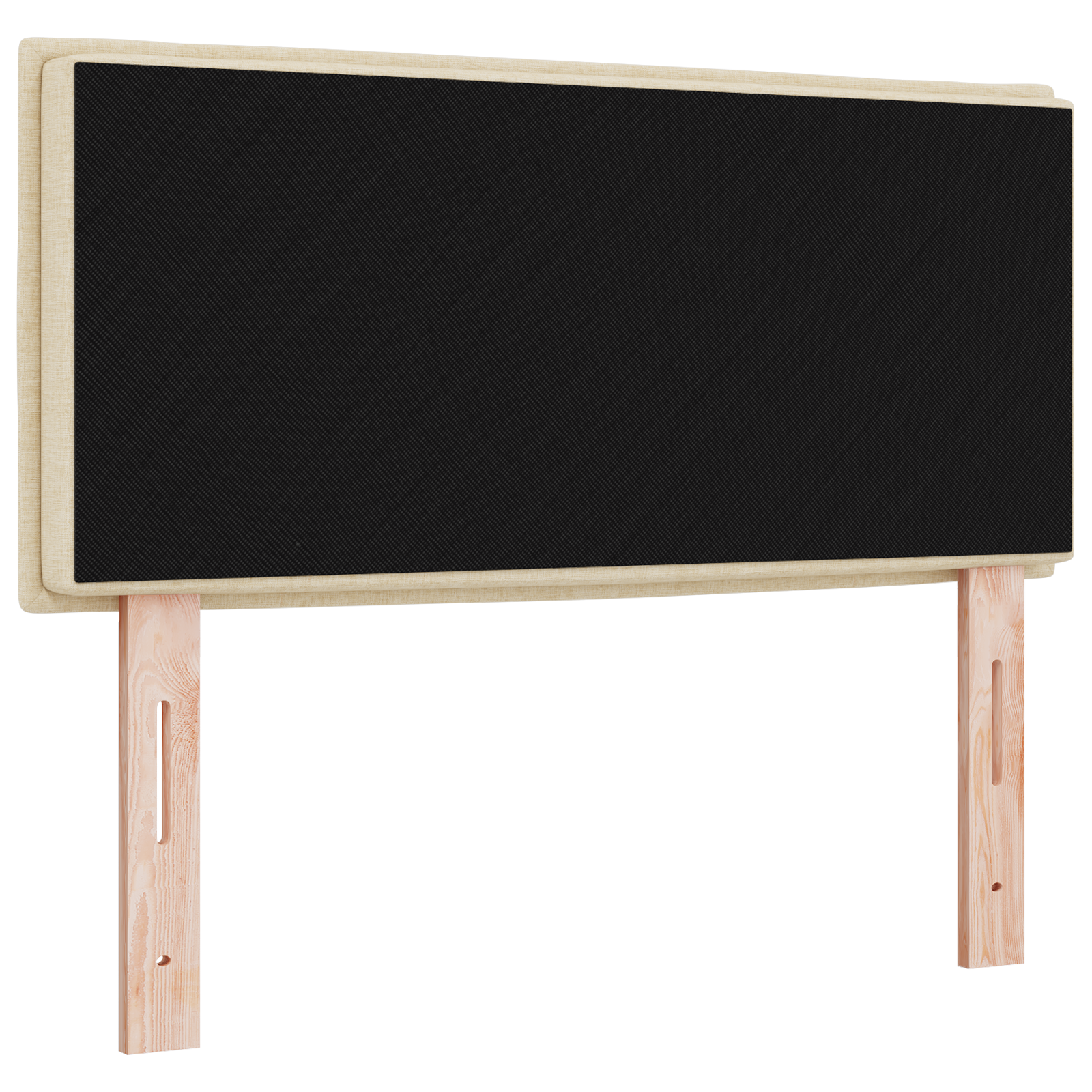 Testiera  Design Linea Crema 100 cm Tessuto