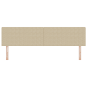 Testiera  Design Semplice Verde Chiaro Grigio 180 cm Tessuto in Velluto