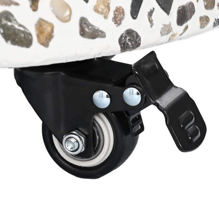 Base per ombrellone con ruote per pali da 37/42/52/58mm Multicolore in cemento