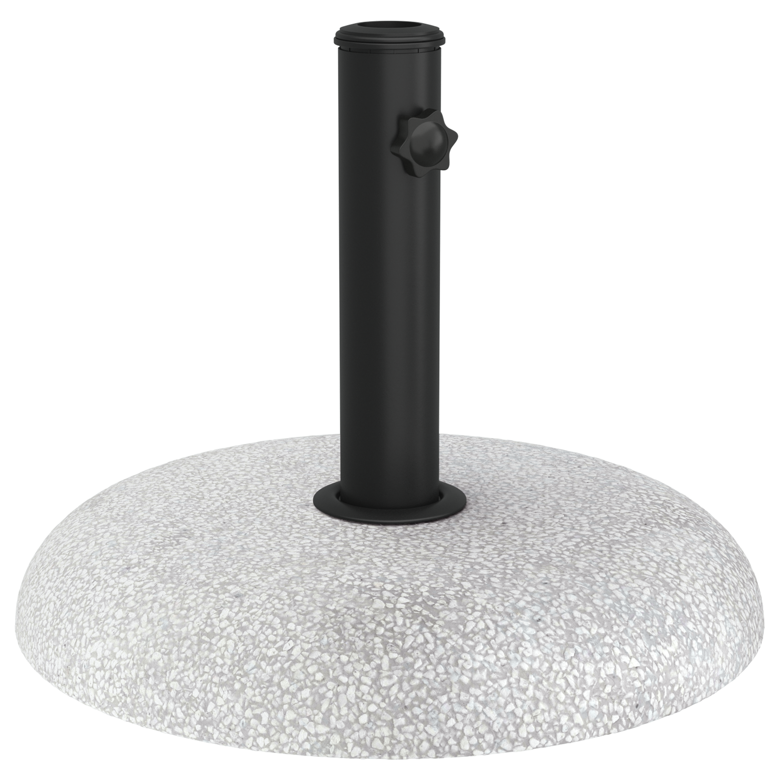 Base per Parasol per pali da 37/42/52/58mm Grigio Chiaro Cemento 20 kg