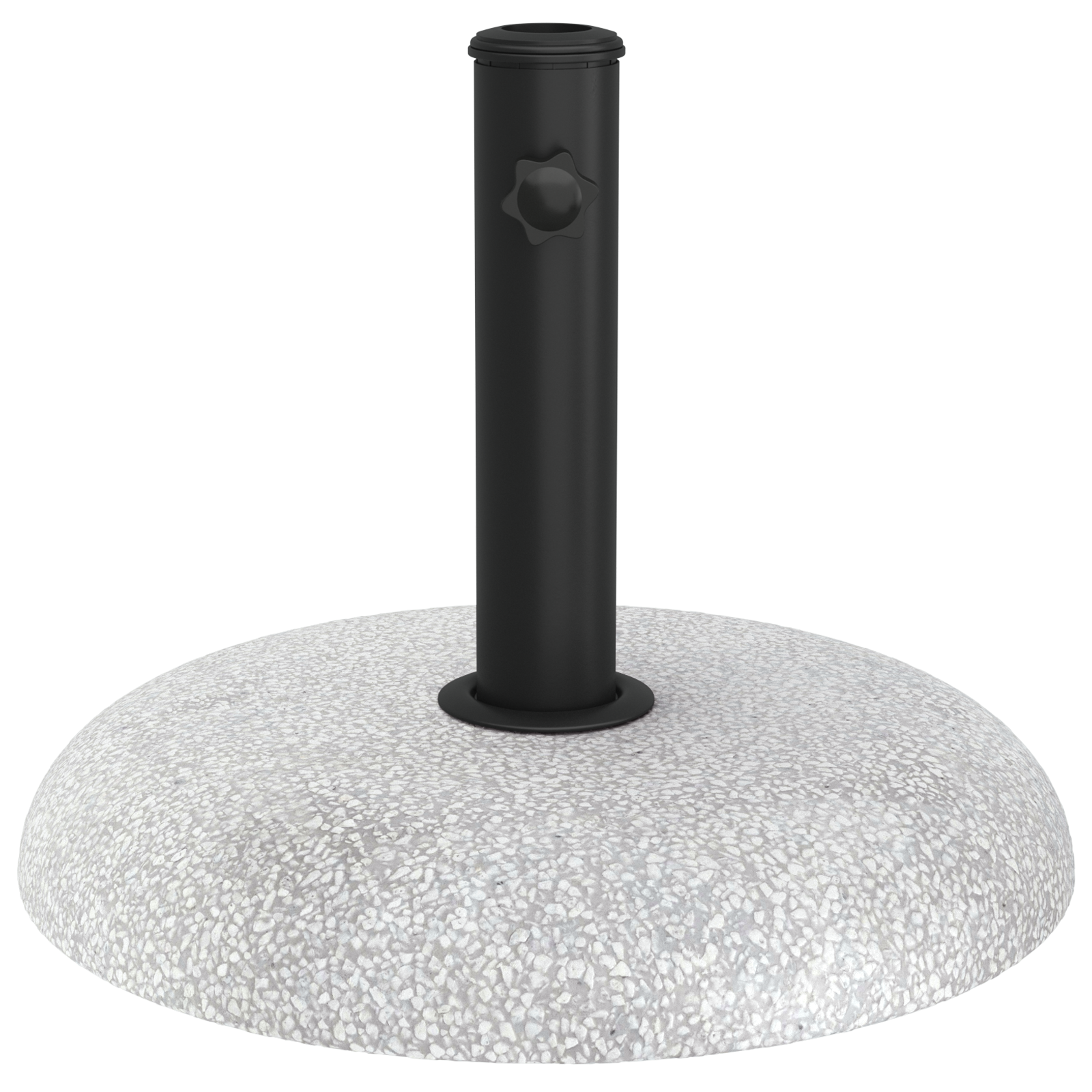 Base per Parasol per pali da 37/42/52/58mm Grigio Chiaro Cemento 20 kg