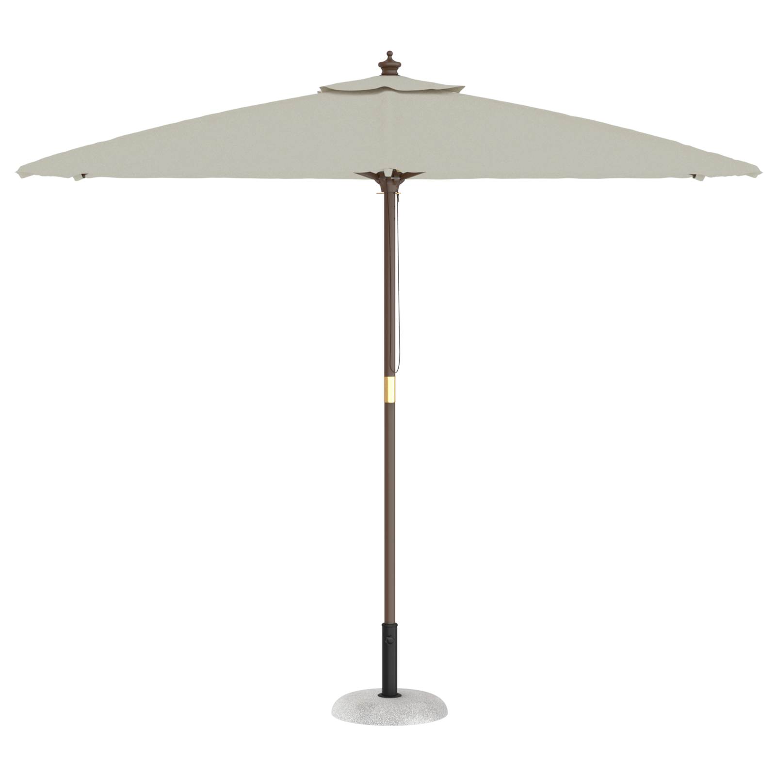 Base per Parasol per pali da 37/42/52/58mm Grigio Chiaro Cemento 20 kg