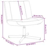 Sedia d'Accentuo Verde Scuro Poliestere Standard