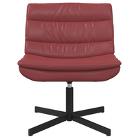 Sedia Girevole Rosso vino Pelle sintetica Standard Girevole