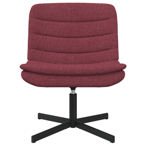 Sedia Girevole Rosso Vino Tessuto Standard Ergonomica