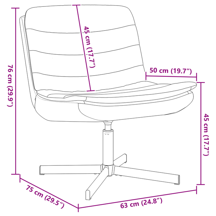 Sedia Girevole Tortora Tessuto Singola Elegante Sedia Girevole