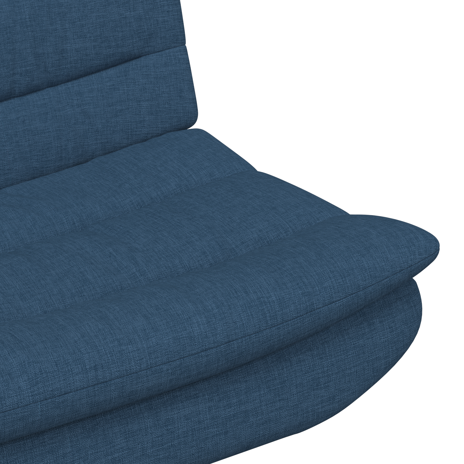 Sedia Girevole Blu Tessuto e Metallo Standard Girevole