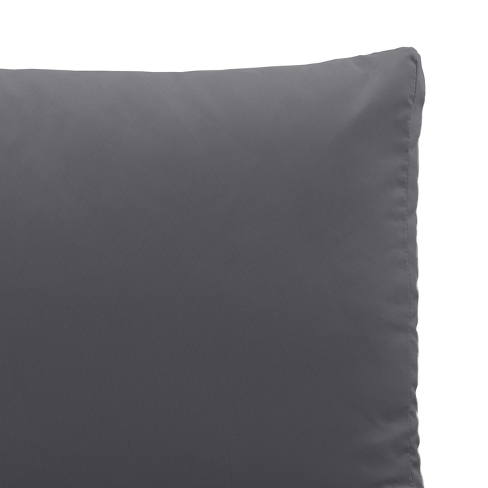 Divano da giardino a 2 posti con cuscini antracite