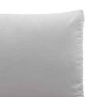 Divano da giardino 2 posti con cuscini grigio chiaro