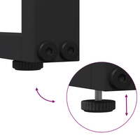 Tavolo da giardino Marrone 100x55x70 cm DPC e Acciaio