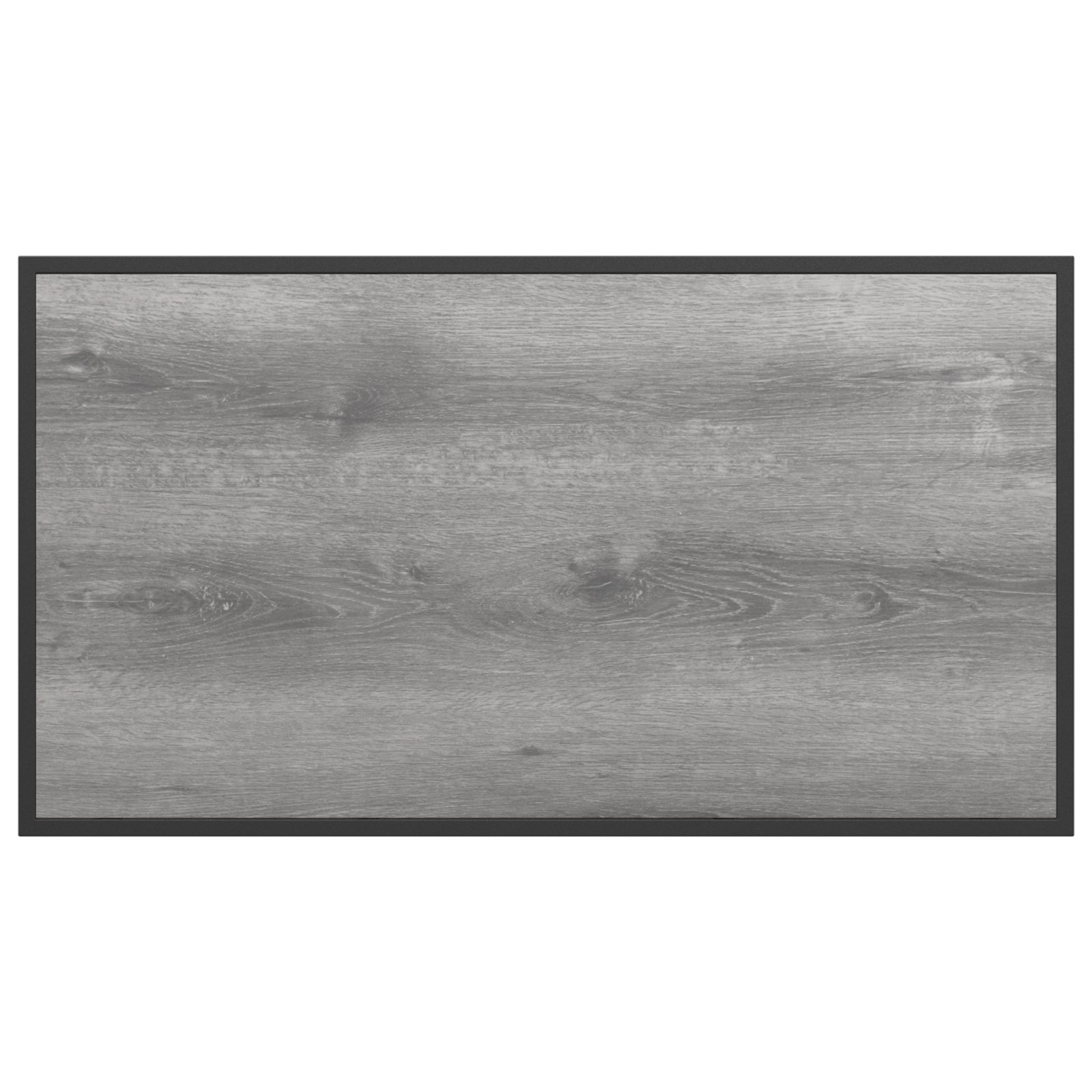 Tavolo da giardino grigio 100x55x70 cm DPC e metallo