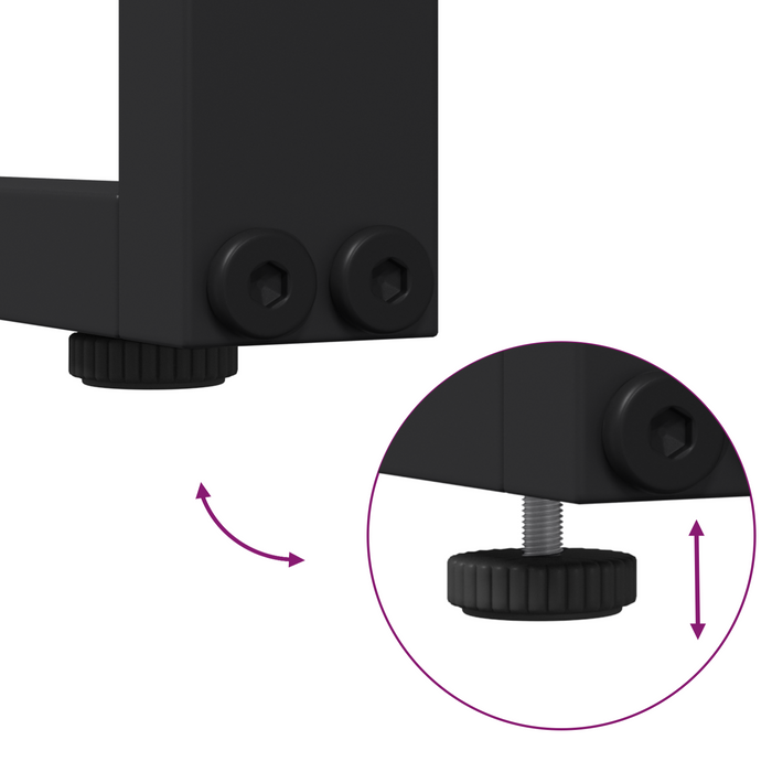 Tavolo da Caffè da Giardino Marrone 55x55x35 cm DPC e Acciaio