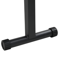 Panca Pesca Pieghevole 100 kg Nera 107x27x41 cm Acciaio