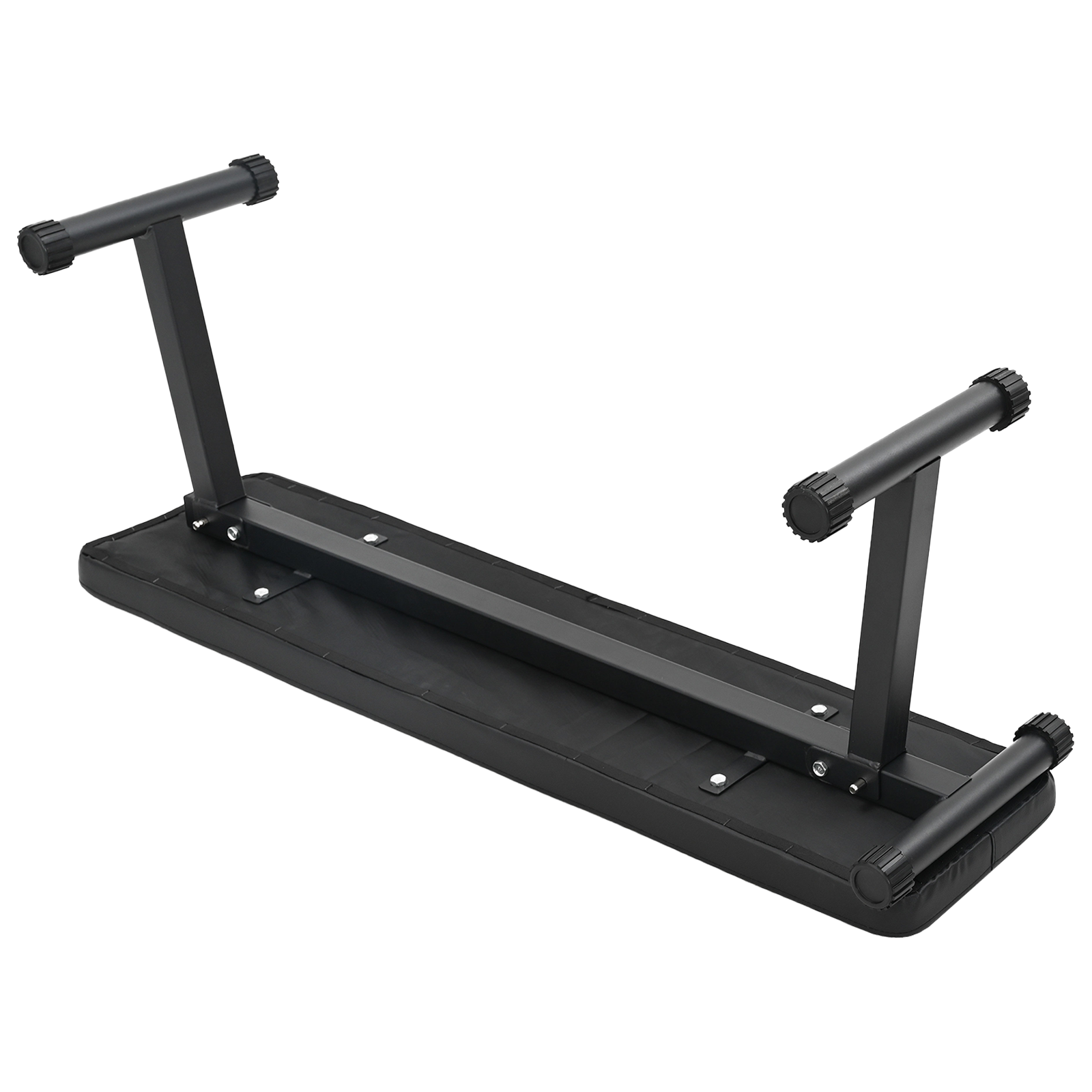 Panca Pesca Pieghevole 100 kg Nera 107x27x41 cm Acciaio