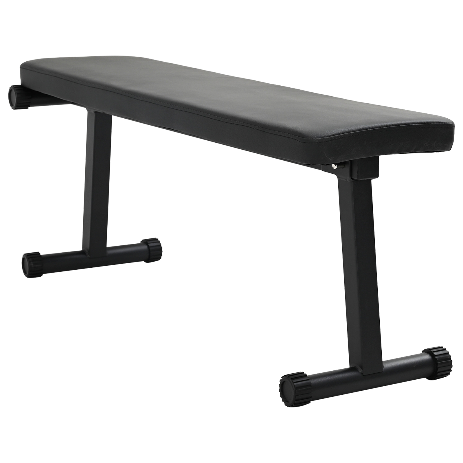 Panca Pesca Pieghevole 100 kg Nera 107x27x41 cm Acciaio