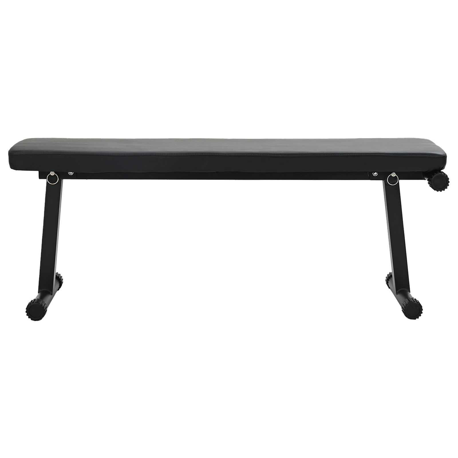 Panca Pesca Pieghevole 100 kg Nera 107x27x41 cm Acciaio