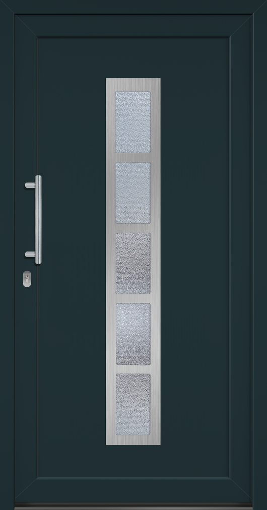 Maniglia Porta  Blu Scuro Acciaio, Vetro Dimensione Standard Porta 42008041