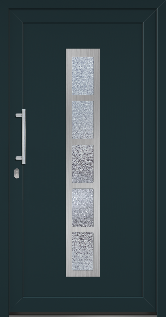 Maniglia Porta  Blu Scuro Acciaio, Vetro Dimensione Standard Porta 42008041