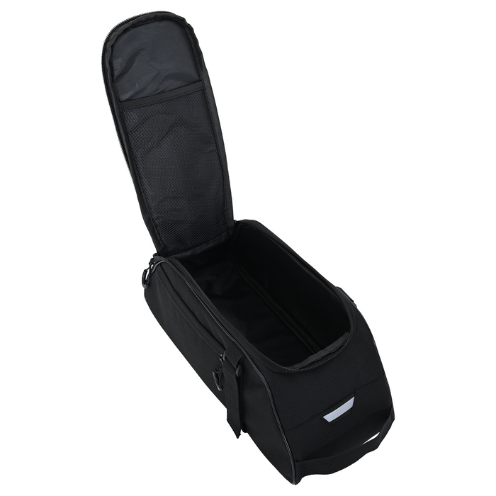 Borsa per Bicicletta per Portapacchi 8 L Nera 38x16x16 cm