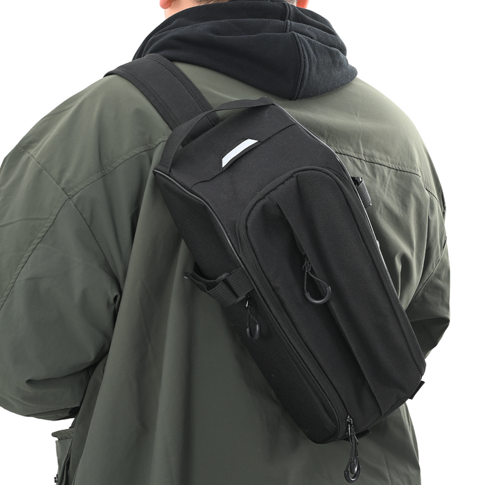 Borsa per Bicicletta per Portapacchi 8 L Nera 38x16x16 cm