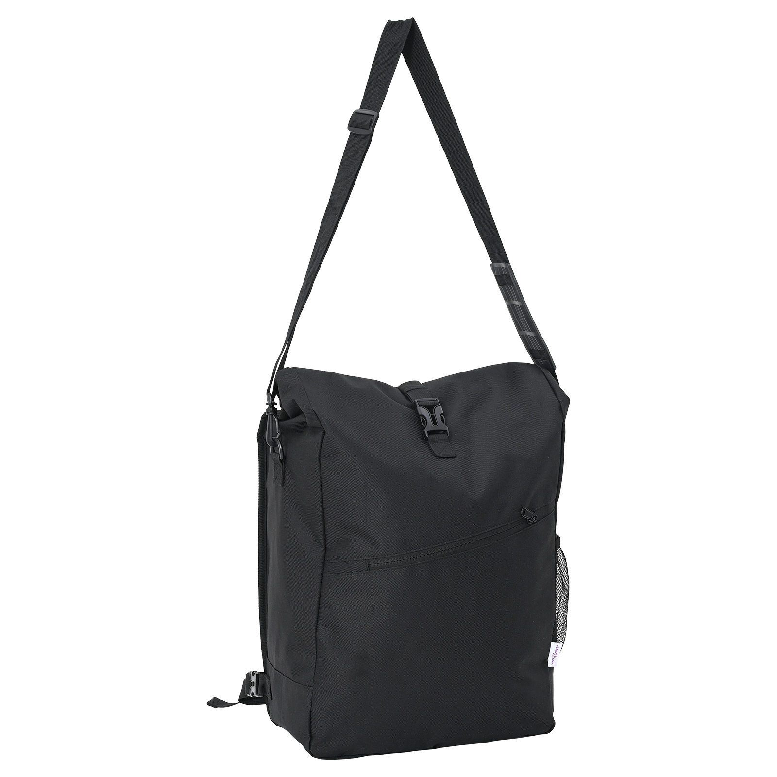 Borsa per bici per portapacchi 25 L Nera 33x16x48 cm