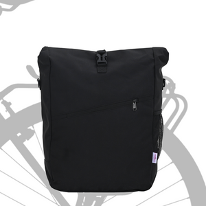 Borsa per bici per portapacchi 25 L Nera 33x16x48 cm