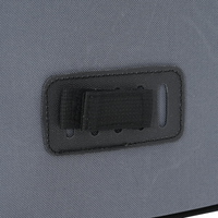 Borsa per Bici per Portapacchi 25 L Grigia 33x16x48 cm