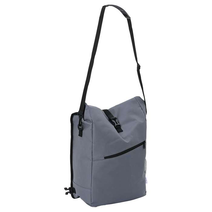 Borsa per Bici per Portapacchi 25 L Grigia 33x16x48 cm