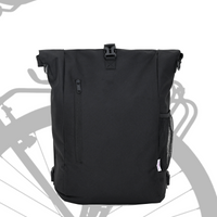 Borsa per bici portapacchi 20L Nera 31x13x58 cm