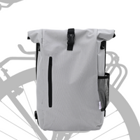 Borsa per Bicicletta 20L Grigia 31x13x58 cm