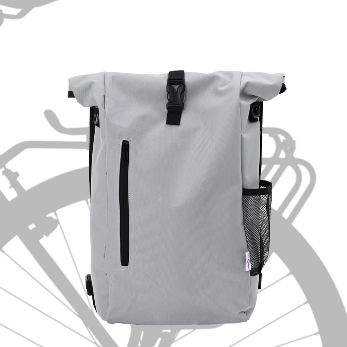 Borsa per Bicicletta 20L Grigia 31x13x58 cm