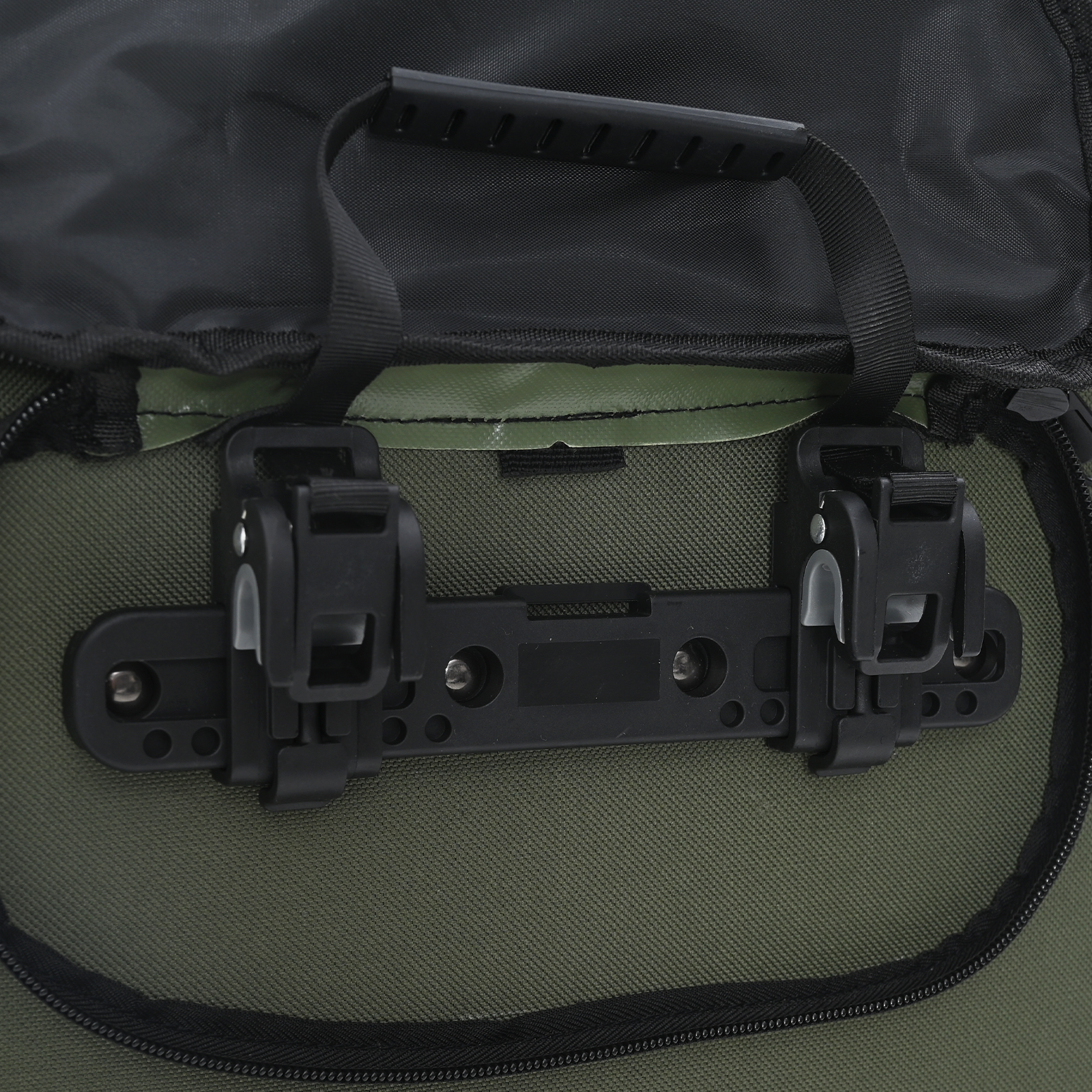 Borsa da Bici per Portapacchi 20 L Verde Oliva 31x13x58 cm