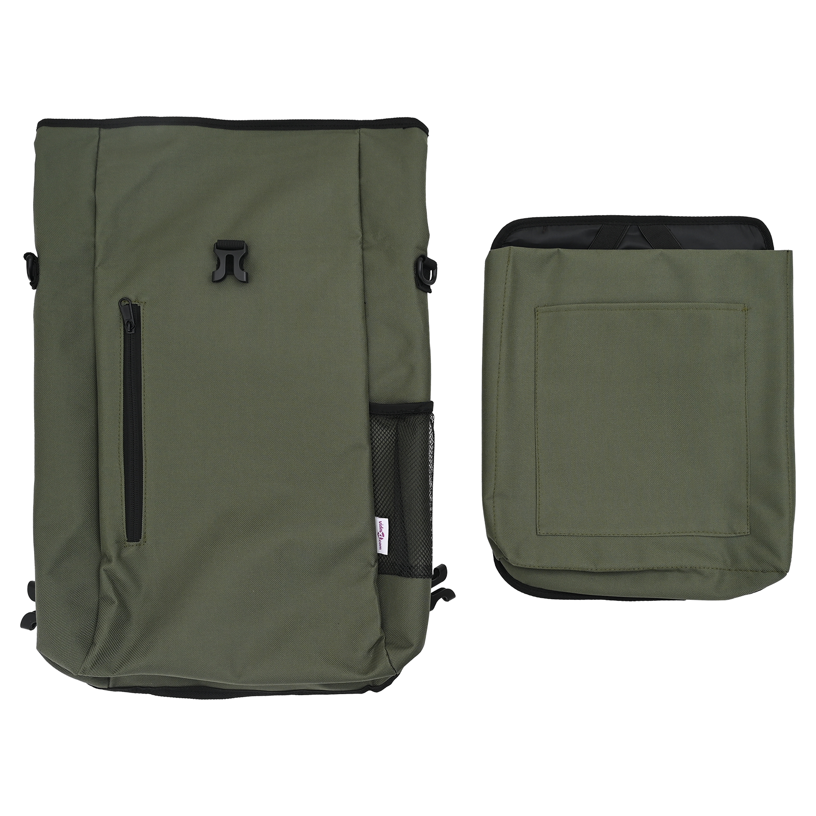 Borsa da Bici per Portapacchi 20 L Verde Oliva 31x13x58 cm
