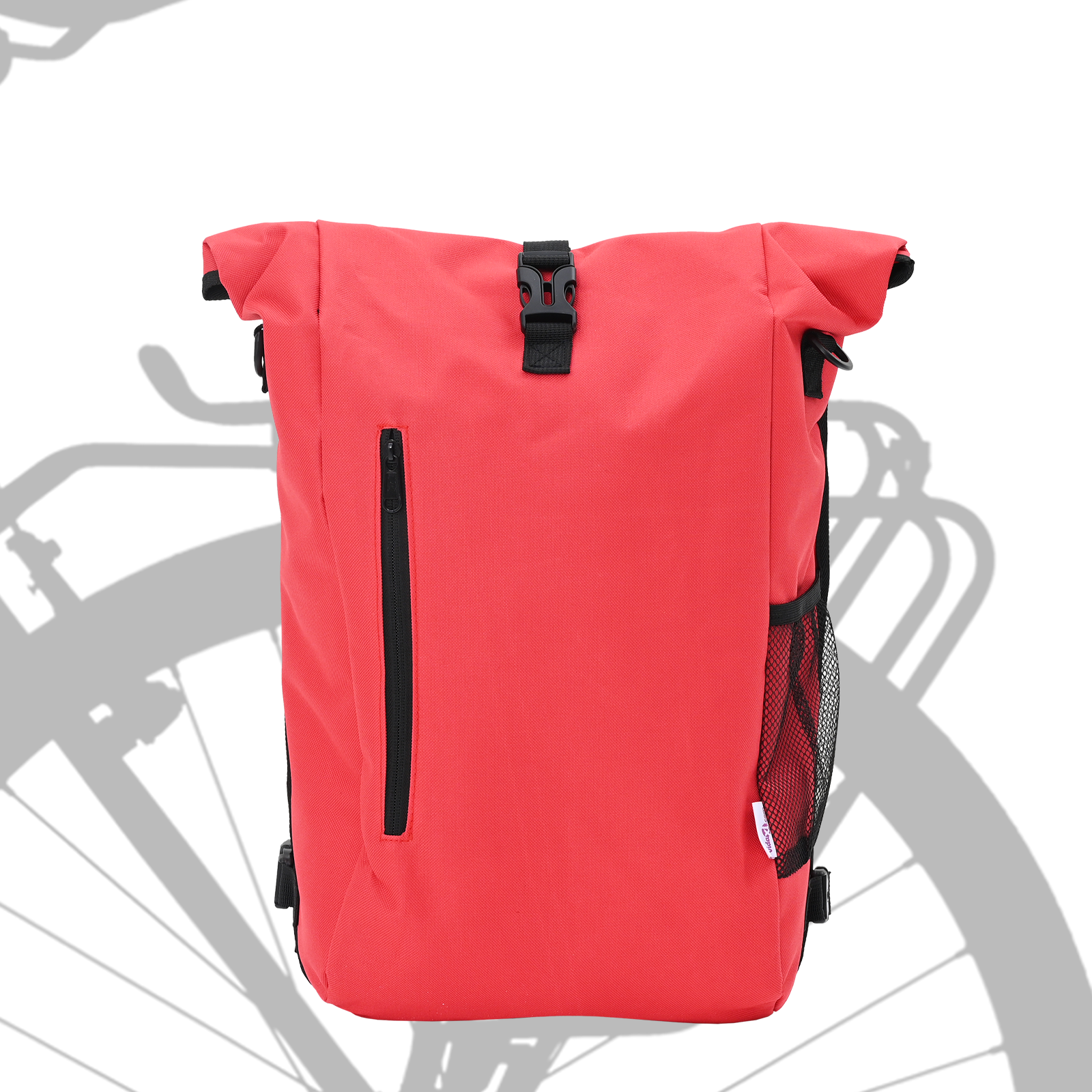Borsa per Bicicletta per Portapacchi 20 L Rossa 31x13x58 cm