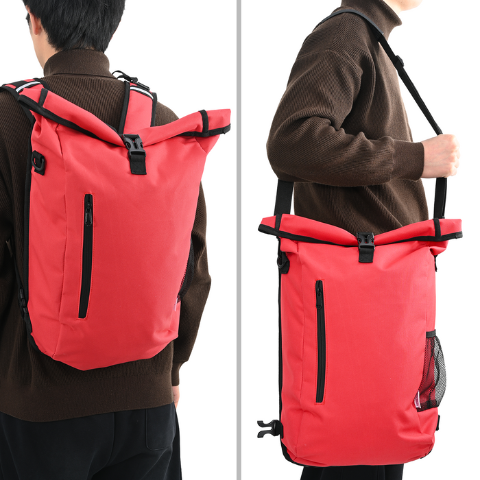 Borsa per Bicicletta per Portapacchi 20 L Rossa 31x13x58 cm