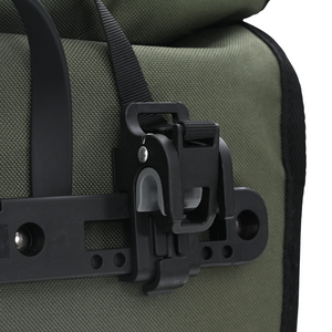 Borsa per Bicicletta per Portapacchi 20 L Verde Oliva 34x16x59 cm