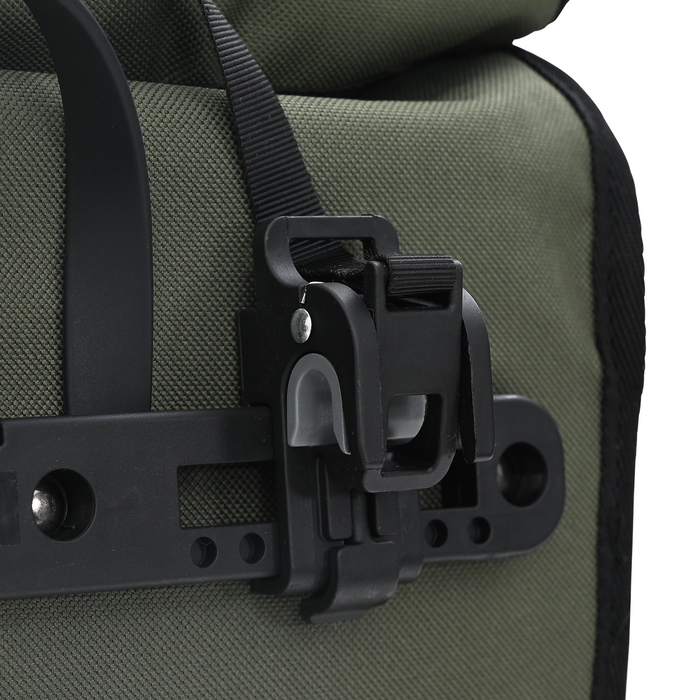 Borsa per Bicicletta per Portapacchi 20 L Verde Oliva 34x16x59 cm